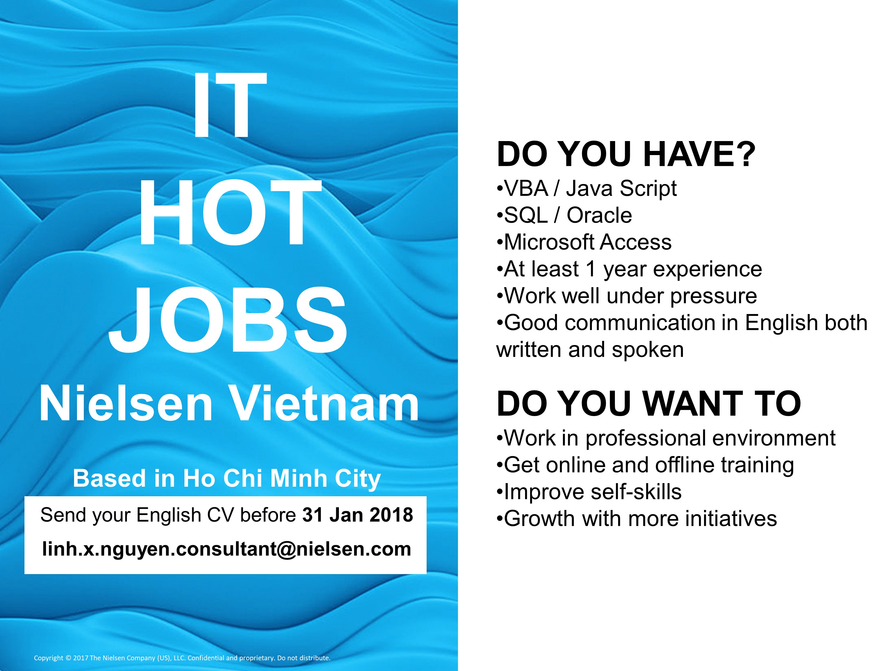 NIELSEN VIETNAM announce of Recruitment - School of Computer Science and  Engineering